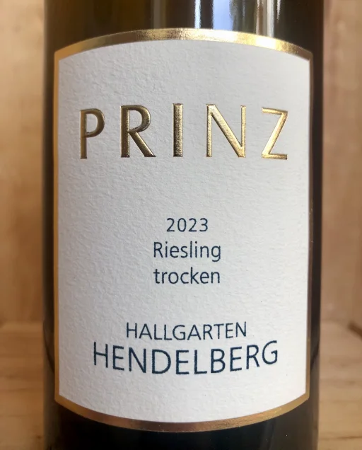 Prinz Hallgartener Hendelberg Riesling trocken 2023